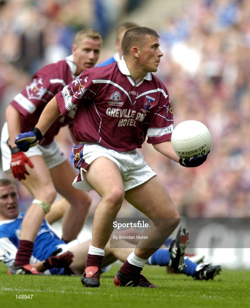 24 July 2004; Alan Mangan, Westmeath. Bank of Ireland Leinster Senior Football Championship Final Replay, Westmeath v Laois, Croke Park, Dublin. Picture credit; Brendan Moran / SPORTSFILE
