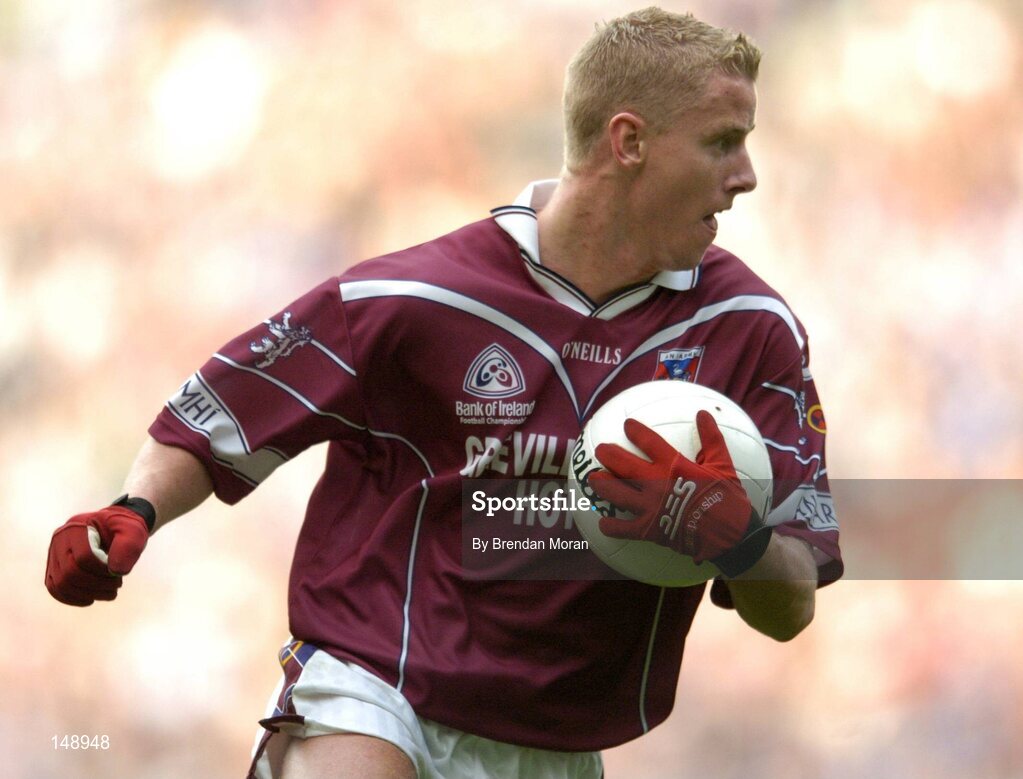 24 July 2004; Denis Glennon, Westmeath. Bank of Ireland Leinster Senior Football Championship Final Replay, Westmeath v Laois, Croke Park, Dublin. Picture credit; Brendan Moran / SPORTSFILE