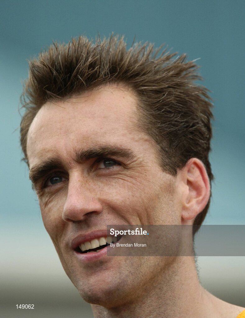 25 July 2004; Mark Carroll, Leevale AC, after his victory in the Men's 5000m Final. AAI Senior Track and Field Championships, Morton Stadium, Santry, Dublin. Picture credit; Brendan Moran / SPORTSFILE