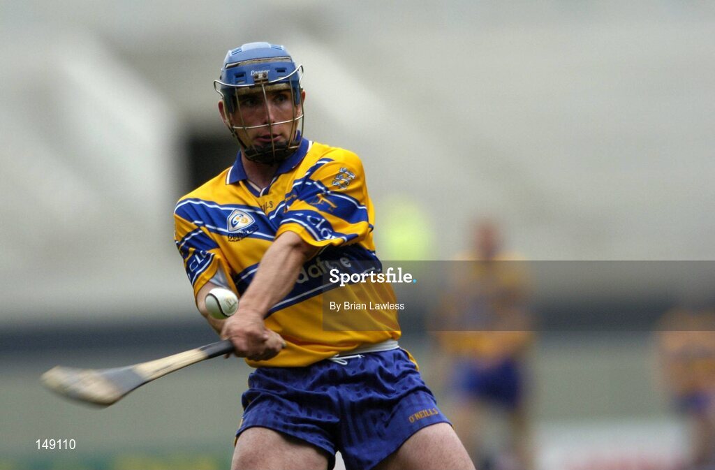 25 July 2004; Andrew Quinn, Clare. Guinness All-Ireland Senior Hurling Championship, Quarter Final, Clare v Kilkenny, Croke Park, Dublin. Picture credit; Brian Lawless / SPORTSFILE