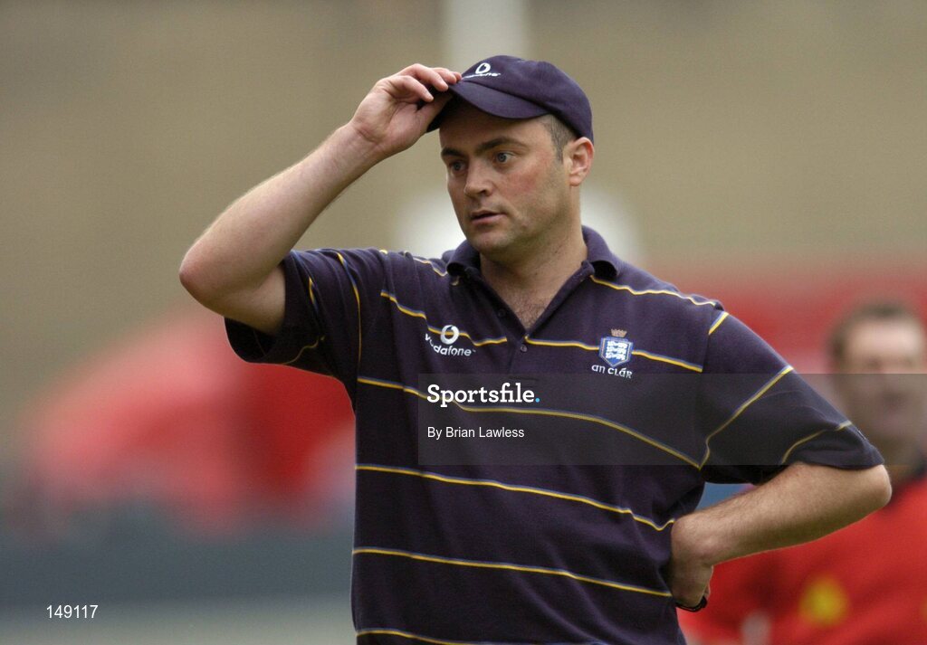 25 July 2004; Clare manager Anthony Daly during the game. Guinness All-Ireland Senior Hurling Championship, Quarter Final, Clare v Kilkkenny, Croke Park, Dublin. Picture credit; Brian Lawless / SPORTSFILE
