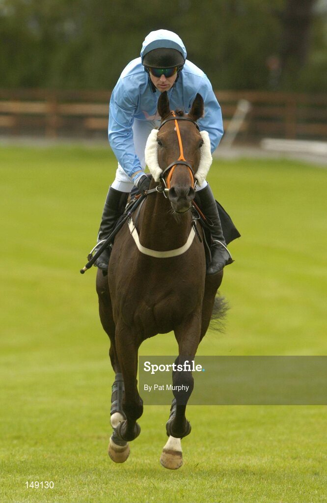 28 July 2004; Owennacurra Bobby, with James Barry up. The HP Imaging & Digital Printing Handicap Hurdle. Galway Races, Ballybrit, Co. Galway. Picture credit; Pat Murphy / SPORTSFILE