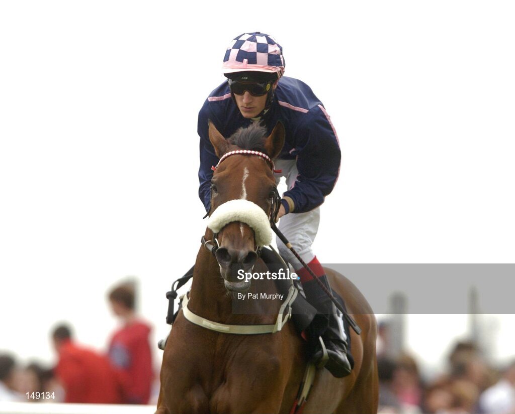 28 July 2004; Ostopet, with Francis Berry up, in action during the HP Software Publishing Services Handicap. Galway Races, Ballybrit, Co. Galway. Picture credit; Pat Murphy / SPORTSFILE