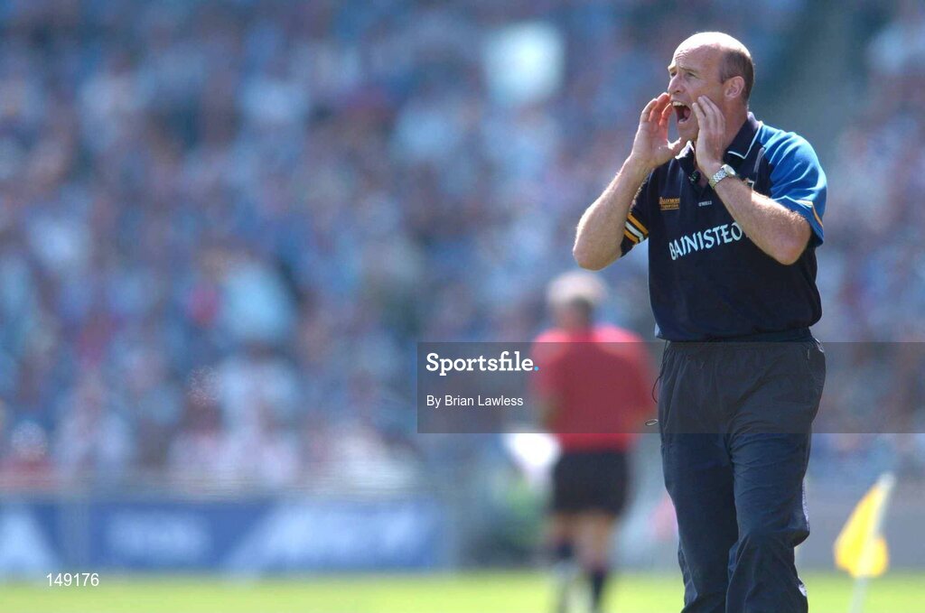 1 August 2004; Roscommon manager Tommy Carr during the match. Bank of Ireland All-Ireland Football Championship, Round 4, Dublin v Roscommon, Croke Park, Dublin. Picture credit; Brian Lawless / SPORTSFILE