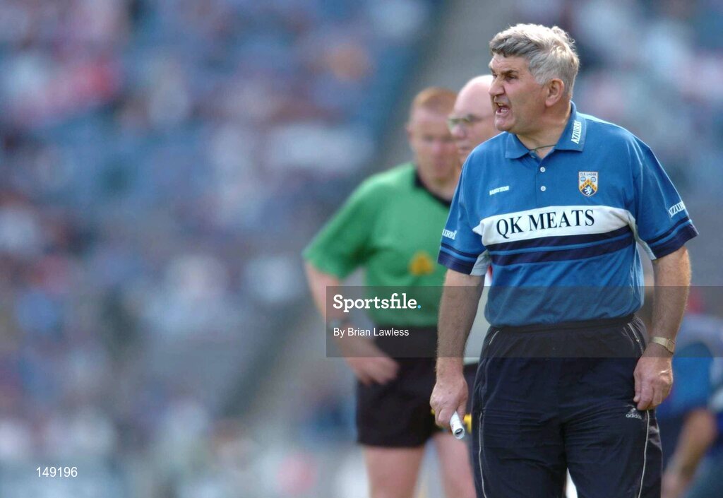 1 August 2004; Laois manager Mick O'Dwyer during the match. Bank of Ireland All-Ireland Football Championship, Round 4, Laois v Tyrone, Croke Park, Dublin. Picture credit; Brian Lawless / SPORTSFILE