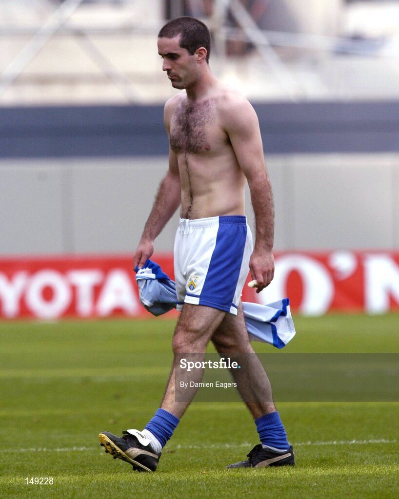 1 August 2004; Aidan Fennelly, Laois, walks off the pitch after defeat to Tyrone. Bank of Ireland All-Ireland Football Championship, Round 4, Laois v Tyrone, Croke Park, Dublin. Picture credit; Damien Eagers / SPORTSFILE