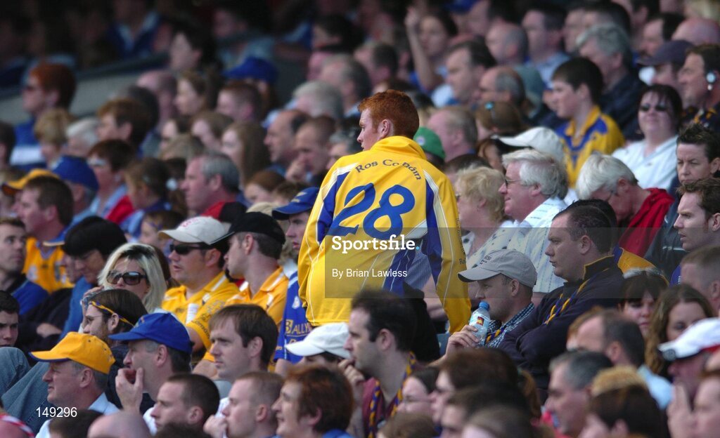 1 August 2004; A Roscommon fan makes his way out of Croke Park after defeat to Dublin. Bank of Ireland All-Ireland Football Championship, Round 4, Dublin v Roscommon, Croke Park, Dublin. Picture credit; Brian Lawless / SPORTSFILE