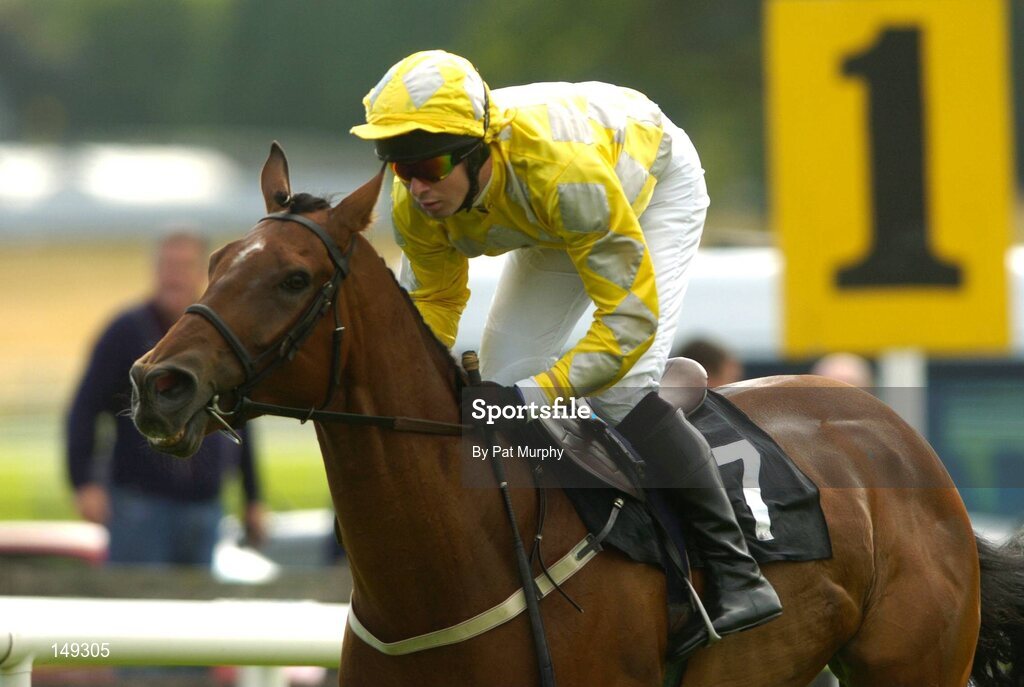27 July 2004; Westfield Star, with Nicholas O'Shea up, in action during the Albatros Feeds Maiden Hurdle. Galway Races, Ballybrit, Co. Galway. Picture credit; Pat Murphy / SPORTSFILE