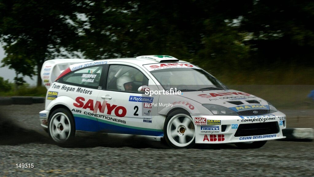 25 July 2004; Alister McRae, Scotland, in action during the 2004 Playsrtation 2 Punchestown Rally Experience, Punchestown Race Course, Co. Kildare. Picture credit; Pat Murphy / SPORTSFILE
