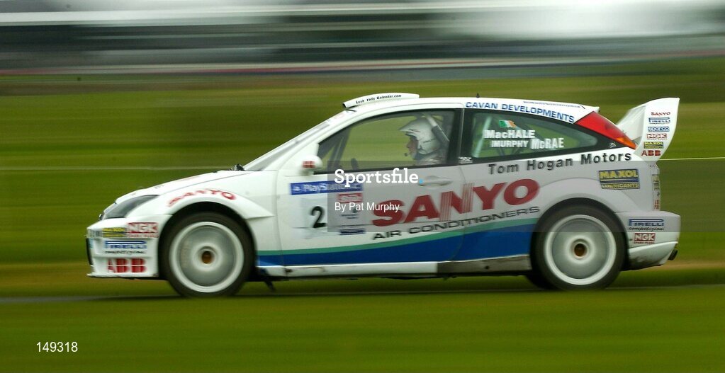 25 July 2004; Alister McRae, Scoland, in action during the 2004 Playsrtation 2 Punchestown Rally Experience, Punchestown Race Course, Co. Kildare. Picture credit; Pat Murphy / SPORTSFILE