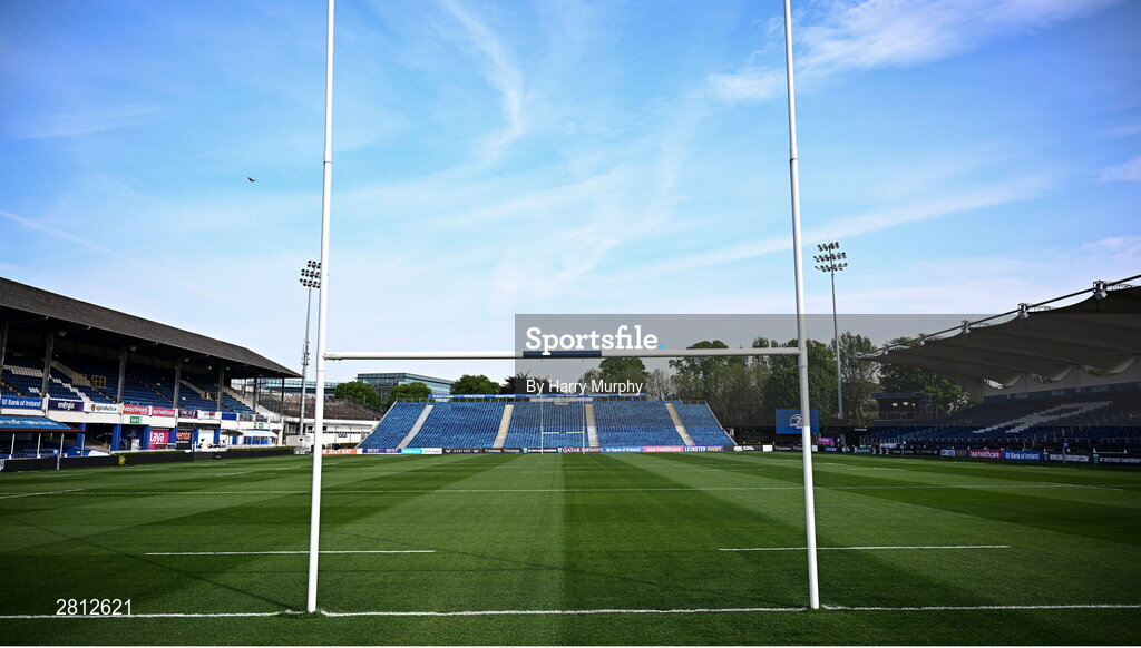 11 May 2024; A general view inside the stadium before the United Rugby Championship match between Leinster and Ospreys at the RDS Arena in Dublin. Photo by Harry Murphy/Sportsfile