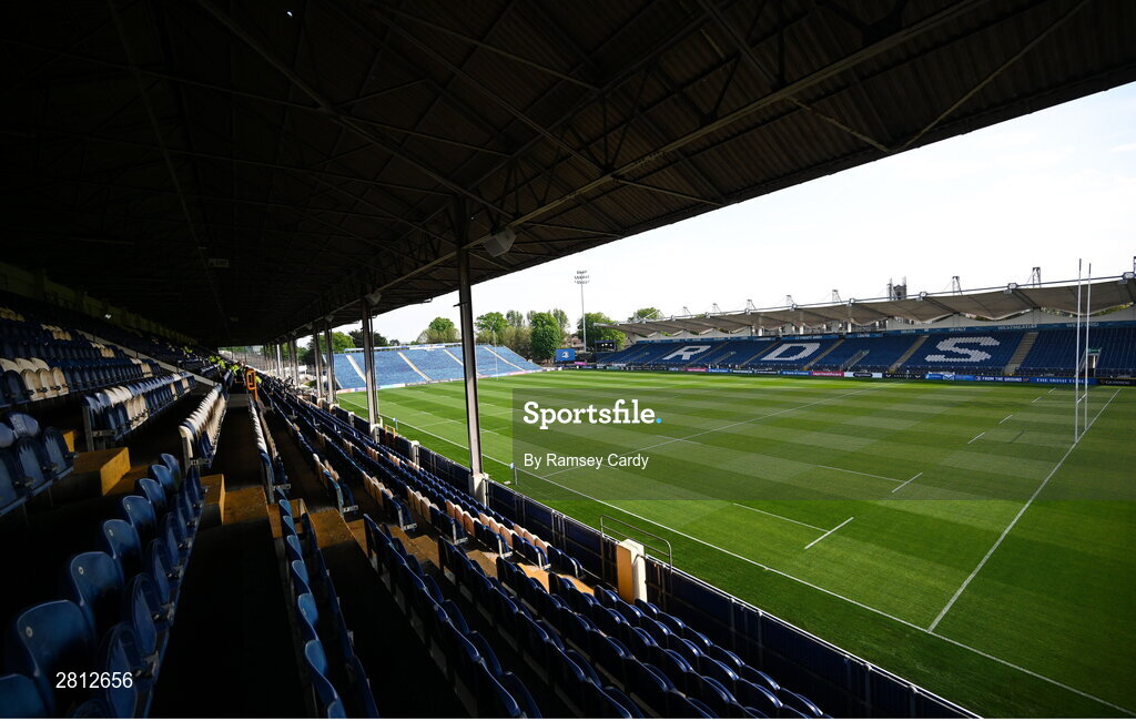 11 May 2024; A general view before the United Rugby Championship match between Leinster and Ospreys at the RDS Arena in Dublin. Photo by Ramsey Cardy/Sportsfile
