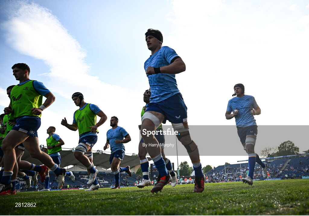 11 May 2024; Josh van der Flier of Leinster before the United Rugby Championship match between Leinster and Ospreys at the RDS Arena in Dublin. Photo by Harry Murphy/Sportsfile