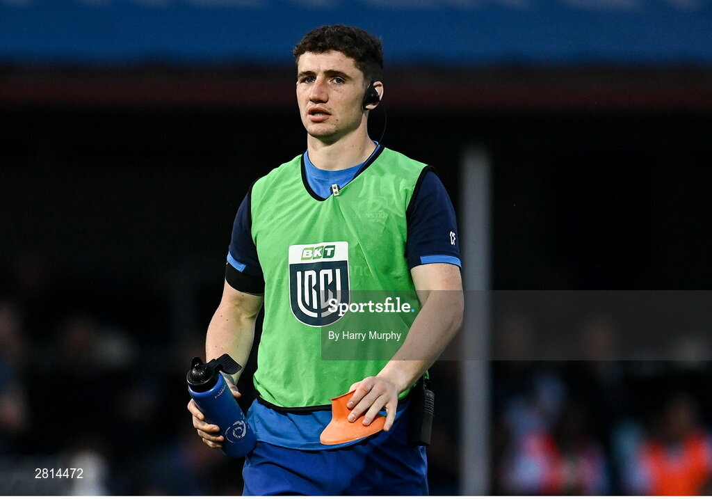 11 May 2024; Cormac Foley of Leinster during the United Rugby Championship match between Leinster and Ospreys at the RDS Arena in Dublin. Photo by Harry Murphy/Sportsfile