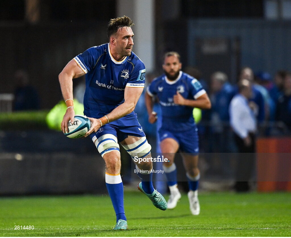 11 May 2024; Jack Conan of Leinster during the United Rugby Championship match between Leinster and Ospreys at the RDS Arena in Dublin. Photo by Harry Murphy/Sportsfile