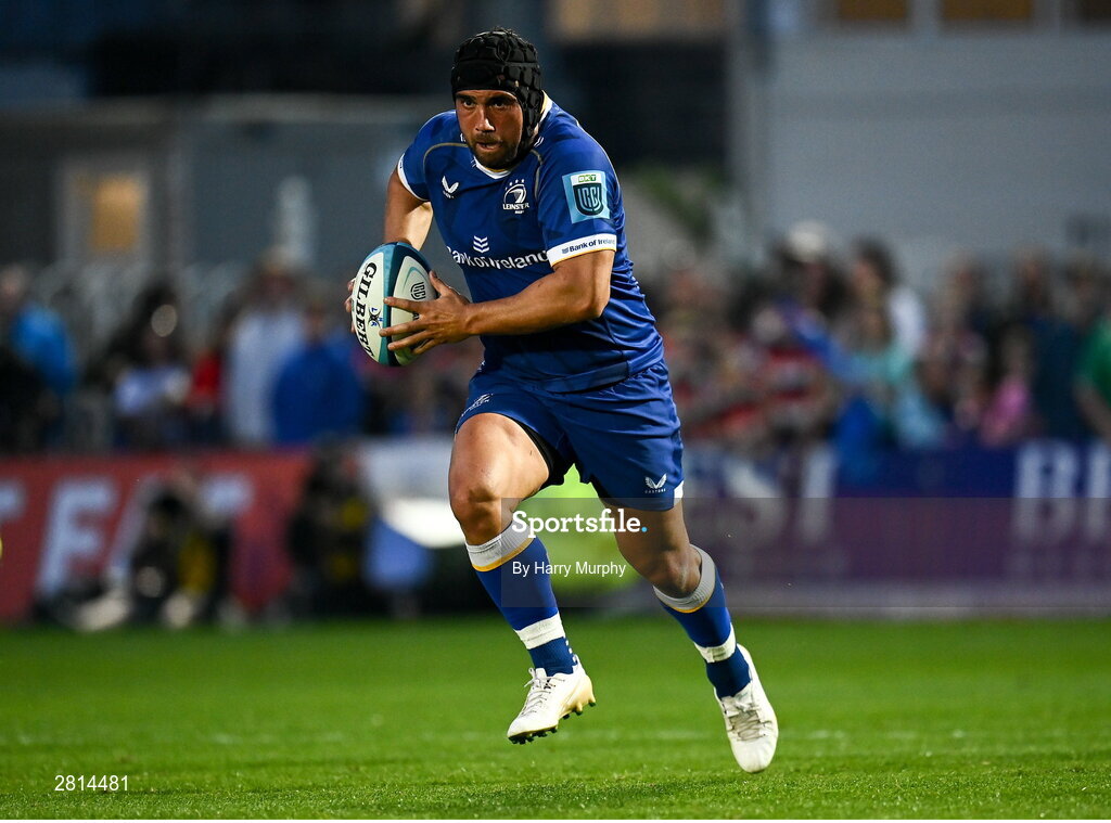 11 May 2024; Charlie Ngatai of Leinster during the United Rugby Championship match between Leinster and Ospreys at the RDS Arena in Dublin. Photo by Harry Murphy/Sportsfile