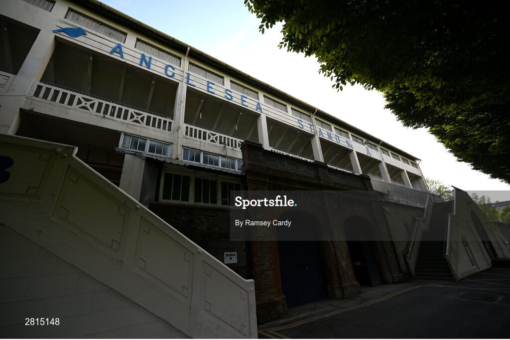 11 May 2024; A general view of the Anglesea Stand before the United Rugby Championship match between Leinster and Ospreys at the RDS Arena in Dublin. Photo by Ramsey Cardy/Sportsfile