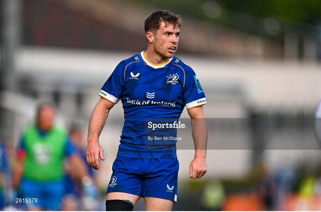 11 May 2024; Luke McGrath of Leinster during the United Rugby Championship match between Leinster and Ospreys at the RDS Arena in Dublin. Photo by Ben McShane/Sportsfile