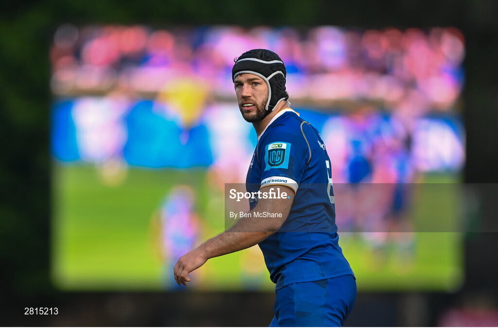 11 May 2024; Caelan Doris of Leinster during the United Rugby Championship match between Leinster and Ospreys at the RDS Arena in Dublin. Photo by Ben McShane/Sportsfile