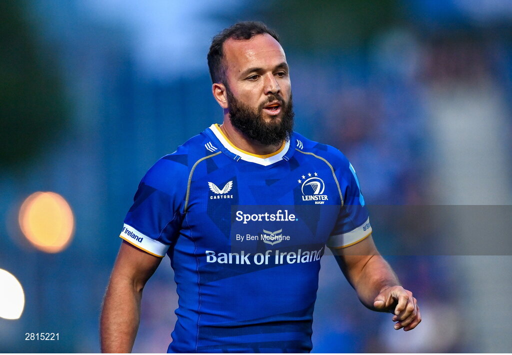 11 May 2024; Jamison Gibson-Park of Leinster during the United Rugby Championship match between Leinster and Ospreys at the RDS Arena in Dublin. Photo by Ben McShane/Sportsfile