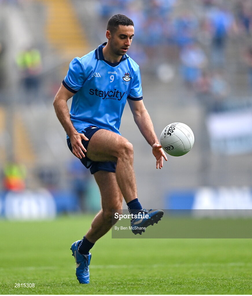 12 May 2024; James McCarthy of Dublin during the Leinster GAA Football Senior Championship final match between Dublin and Louth at Croke Park in Dublin. Photo by Ben McShane/Sportsfile