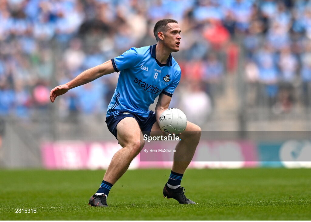 12 May 2024; Brian Fenton of Dublin during the Leinster GAA Football Senior Championship final match between Dublin and Louth at Croke Park in Dublin. Photo by Ben McShane/Sportsfile