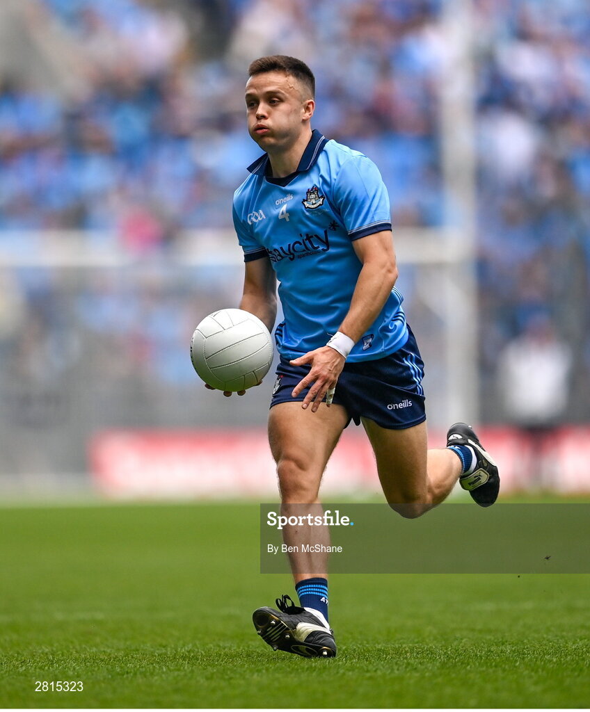 12 May 2024; Eoin Murchan of Dublin during the Leinster GAA Football Senior Championship final match between Dublin and Louth at Croke Park in Dublin. Photo by Ben McShane/Sportsfile