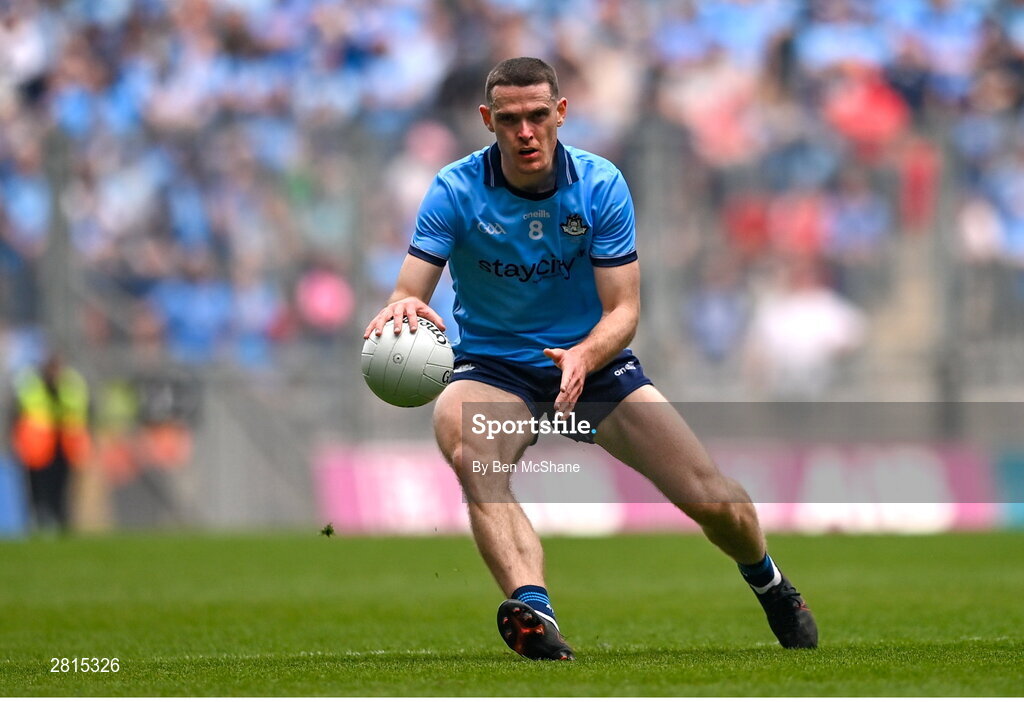 12 May 2024; Brian Fenton of Dublin during the Leinster GAA Football Senior Championship final match between Dublin and Louth at Croke Park in Dublin. Photo by Ben McShane/Sportsfile