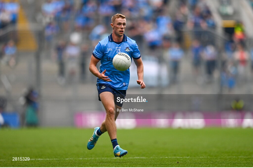 12 May 2024; Paul Mannion of Dublin during the Leinster GAA Football Senior Championship final match between Dublin and Louth at Croke Park in Dublin. Photo by Ben McShane/Sportsfile