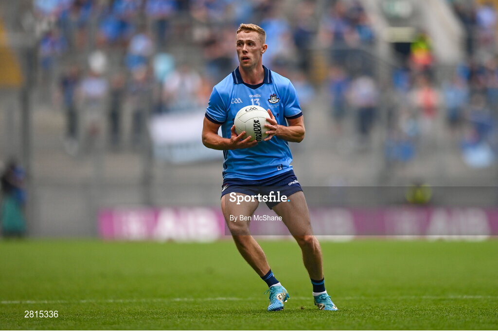 12 May 2024; Paul Mannion of Dublin during the Leinster GAA Football Senior Championship final match between Dublin and Louth at Croke Park in Dublin. Photo by Ben McShane/Sportsfile