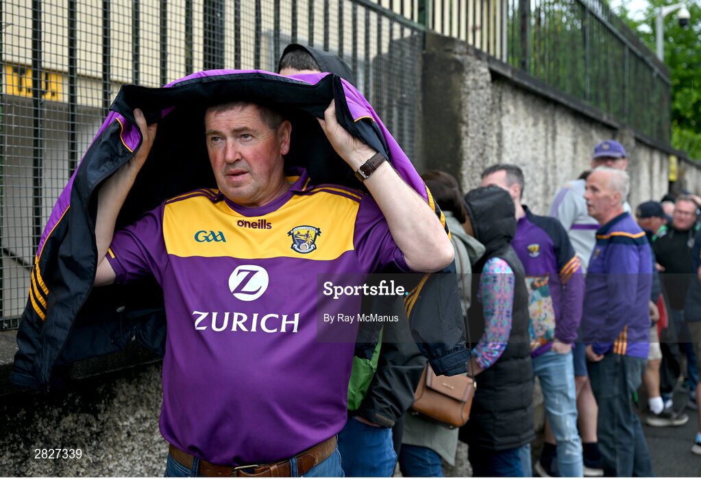 26 May 2024; Des Kehoe, Ballyhogue GAA Club, in Wexford, before the gates open for the Leinster GAA Hurling Senior Championship Round 5 match between Kilkenny and Wexford at UPMC Nowlan Park in Kilkenny. Photo by Ray McManus/Sportsfile
