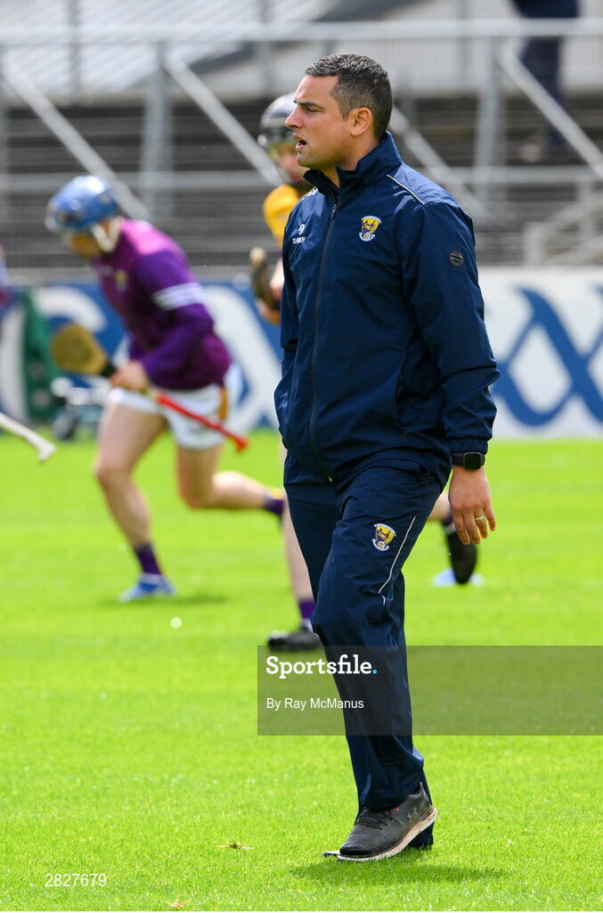 26 May 2024; Wexford manager Keith Rossiter before the Leinster GAA Hurling Senior Championship Round 5 match between Kilkenny and Wexford at UPMC Nowlan Park in Kilkenny. Photo by Ray McManus/Sportsfile