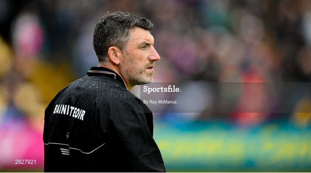 26 May 2024; Kilkenny manager Derek Lyng near the end of the Leinster GAA Hurling Senior Championship Round 5 match between Kilkenny and Wexford at UPMC Nowlan Park in Kilkenny. Photo by Ray McManus/Sportsfile