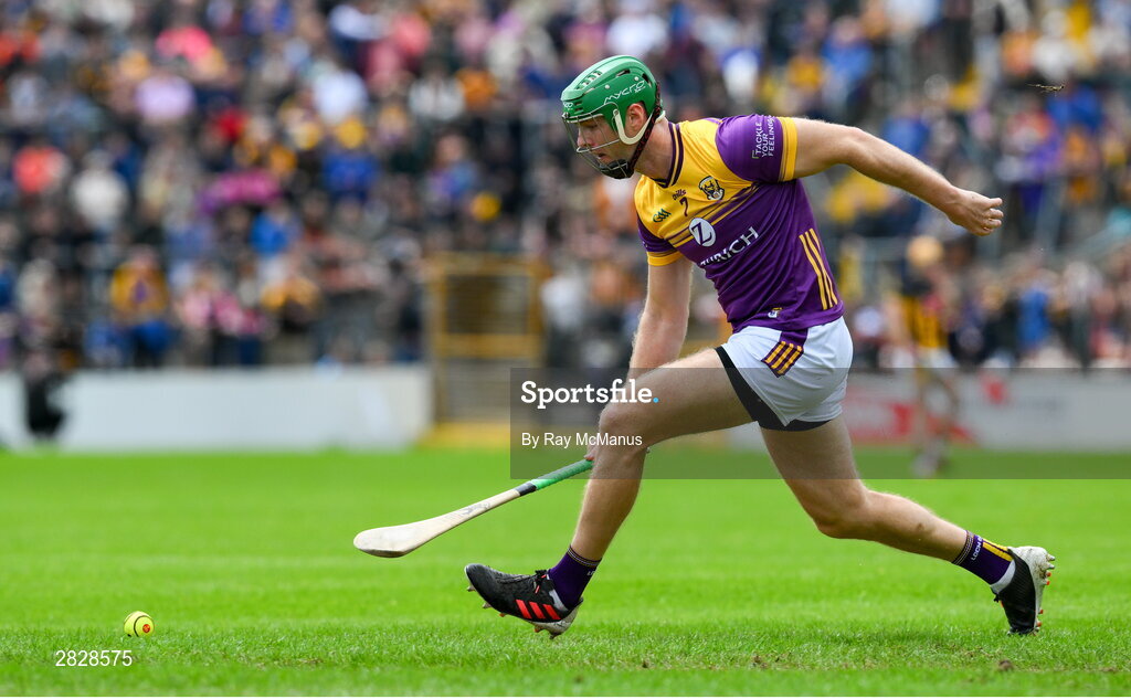 26 May 2024; Matthew O'Hanlon of Wexford during the Leinster GAA Hurling Senior Championship Round 5 match between Kilkenny and Wexford at UPMC Nowlan Park in Kilkenny. Photo by Ray McManus/Sportsfile