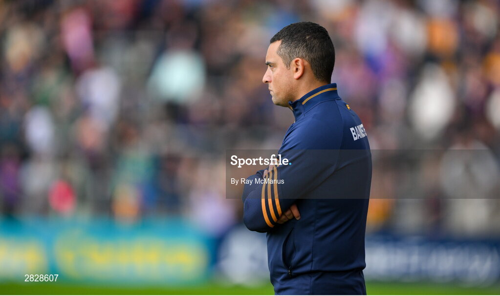 26 May 2024; Wexford manager Keith Rossiter during the Leinster GAA Hurling Senior Championship Round 5 match between Kilkenny and Wexford at UPMC Nowlan Park in Kilkenny. Photo by Ray McManus/Sportsfile