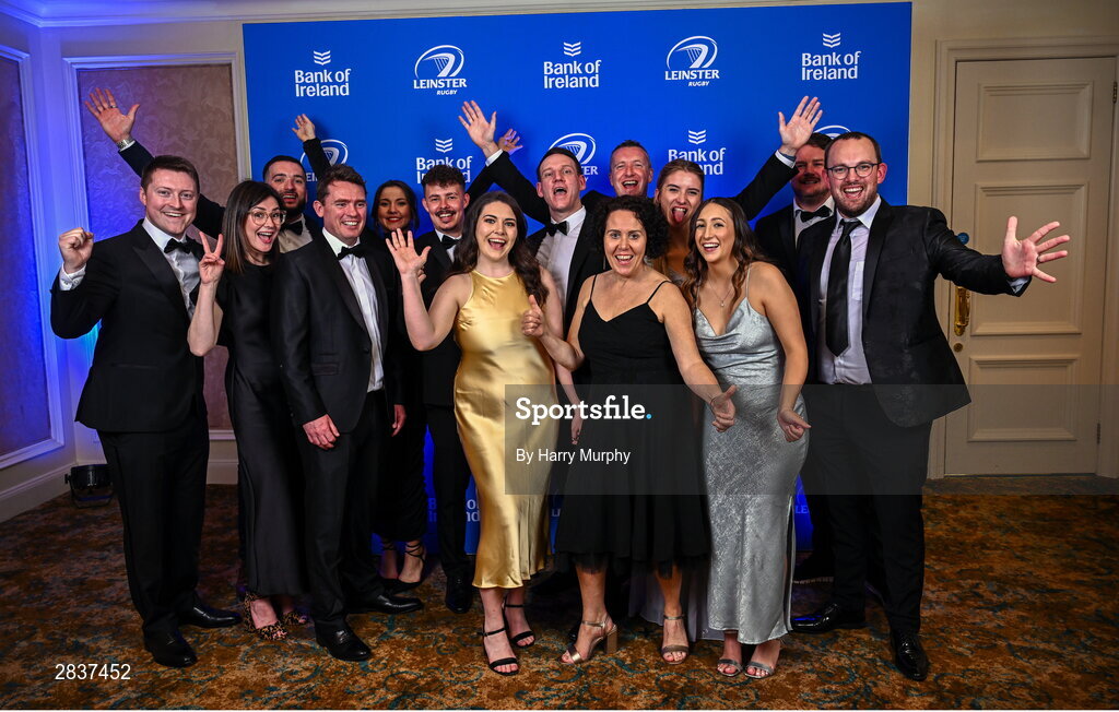 1 June 2024; Leinster Rugby staff on arrival at the 2024 Leinster Rugby Awards Ball at The InterContinental Hotel in Dublin. Photo by Harry Murphy/Sportsfile