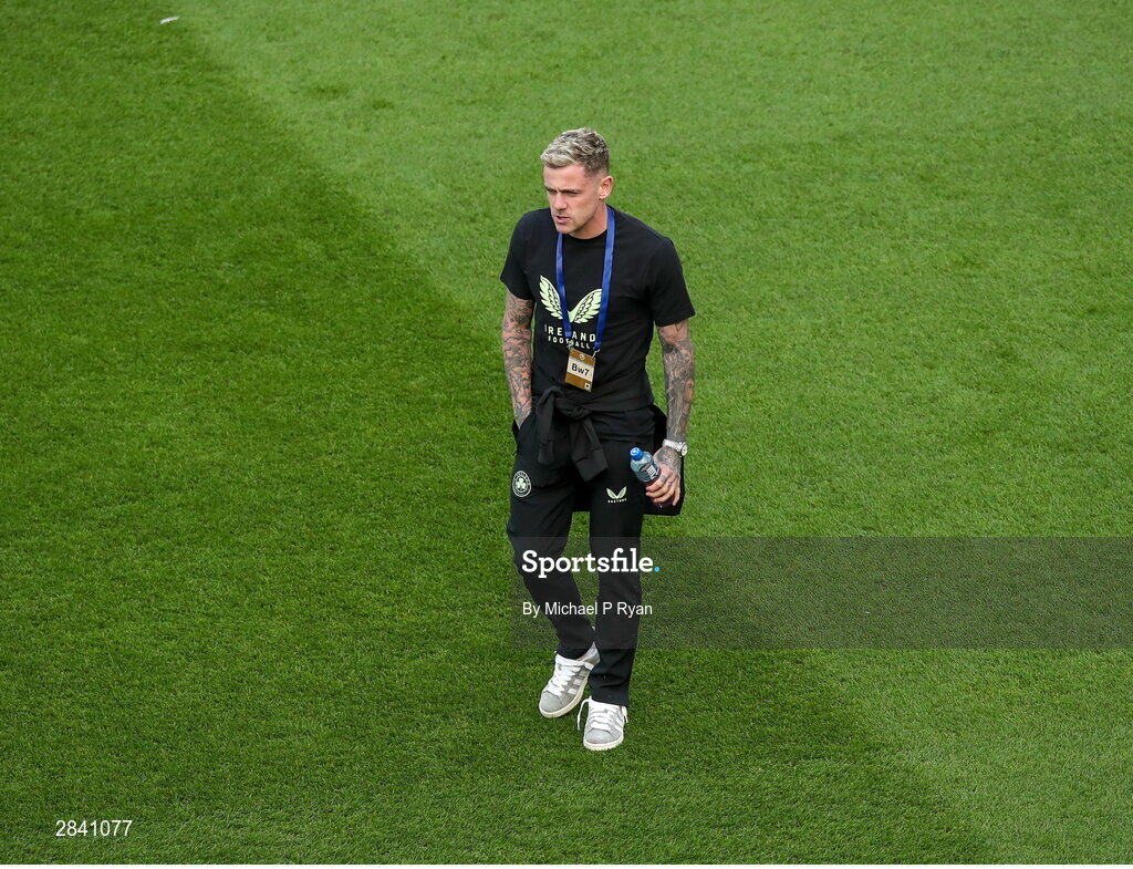 4 June 2024; Sammie Szmodics of Republic of Ireland before the international friendly match between Republic of Ireland and Hungary at Aviva Stadium in Dublin. Photo by Michael P Ryan/Sportsfile