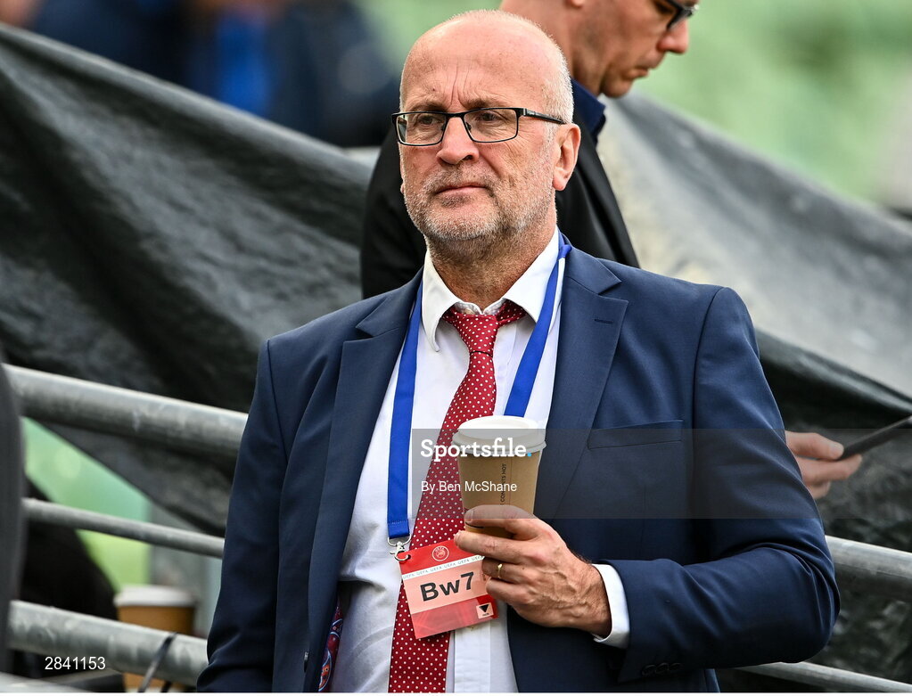 4 June 2024; Former Dundalk FC chief operating officer Martin Connolly during the international friendly match between Republic of Ireland and Hungary at Aviva Stadium in Dublin. Photo by Ben McShane/Sportsfile
