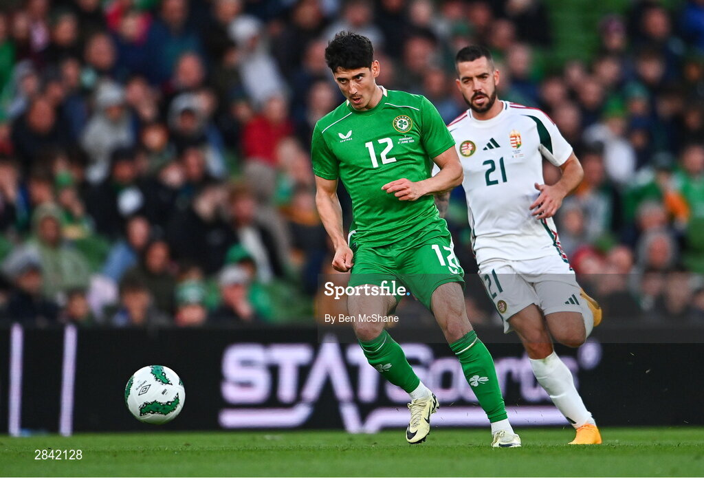 4 June 2024; Callum O’Dowda of Republic of Ireland during the international friendly match between Republic of Ireland and Hungary at Aviva Stadium in Dublin. Photo by Ben McShane/Sportsfile