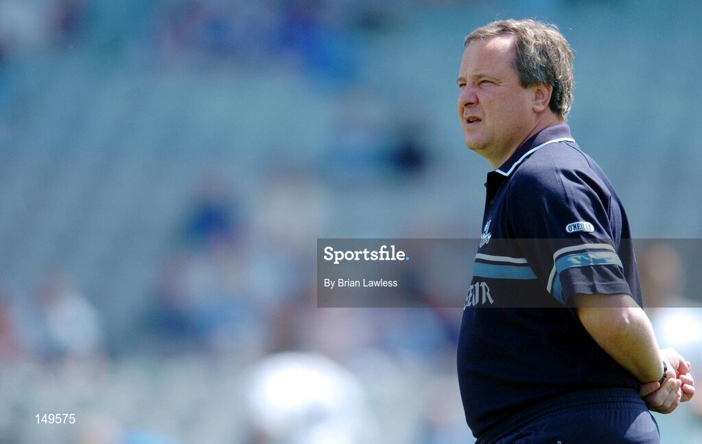 1 August 2004; Dublin manager Tommy Lyons. Bank of Ireland All-Ireland Football Championship, Round 4, Dublin v Roscommon, Croke Park, Dublin. Picture credit; Brian Lawless / SPORTSFILE