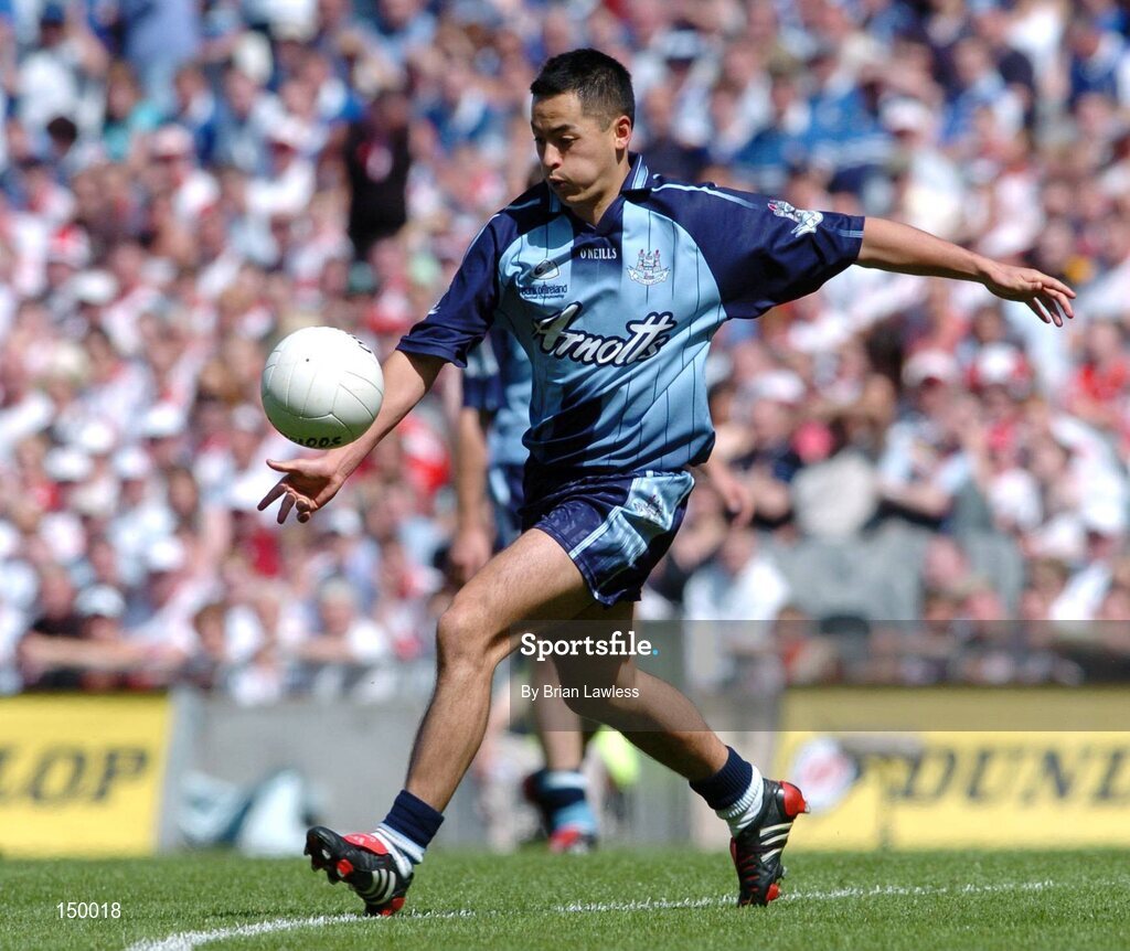 1 August 2004; Jason Sherlock, Dublin. Bank of Ireland All-Ireland Football Championship, Round 4, Dublin v Roscommon, Croke Park, Dublin. Picture credit; Brian Lawless / SPORTSFILE