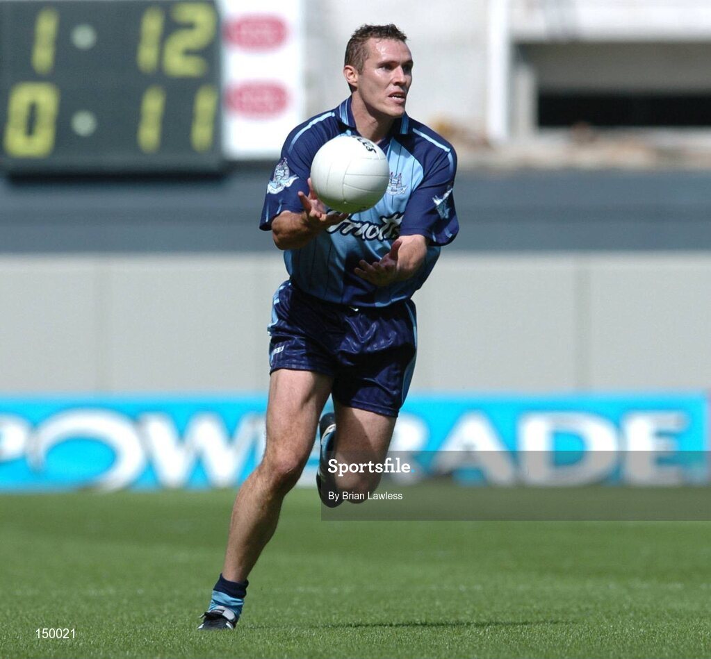 1 August 2004; Ciaran Whelan, Dublin. Bank of Ireland All-Ireland Football Championship, Round 4, Dublin v Roscommon, Croke Park, Dublin. Picture credit; Brian Lawless / SPORTSFILE