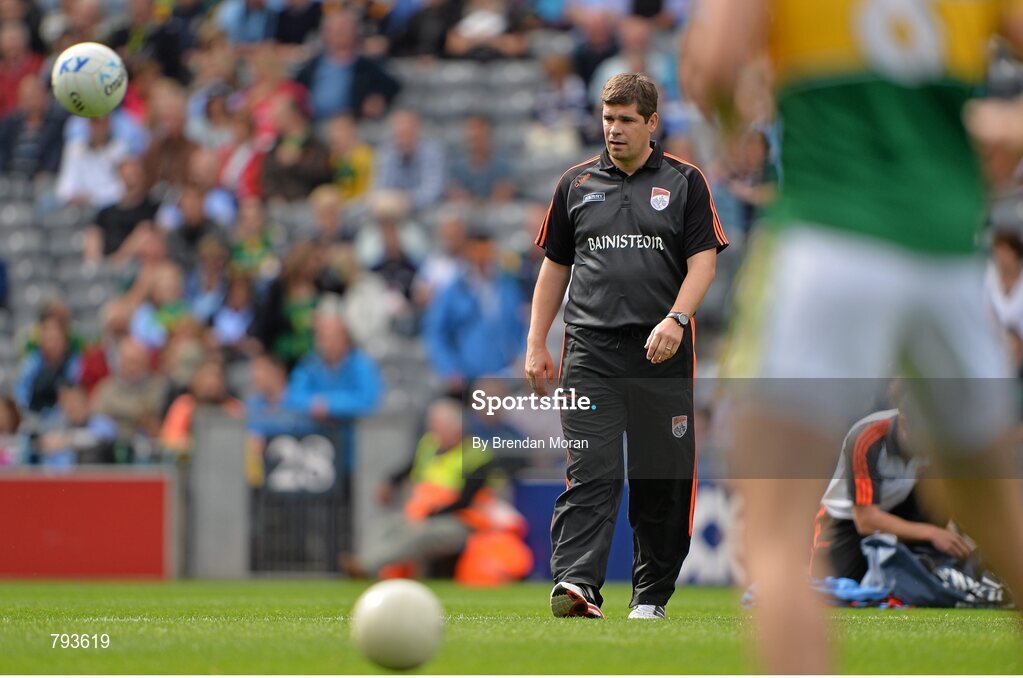 1 September 2013; Eamonn Fitzmaurice, Kerry manager. GAA Football All-Ireland Senior Championship, Semi-Final, Dublin v Kerry, Croke Park, Dublin. Picture credit: Brendan Moran / SPORTSFILE