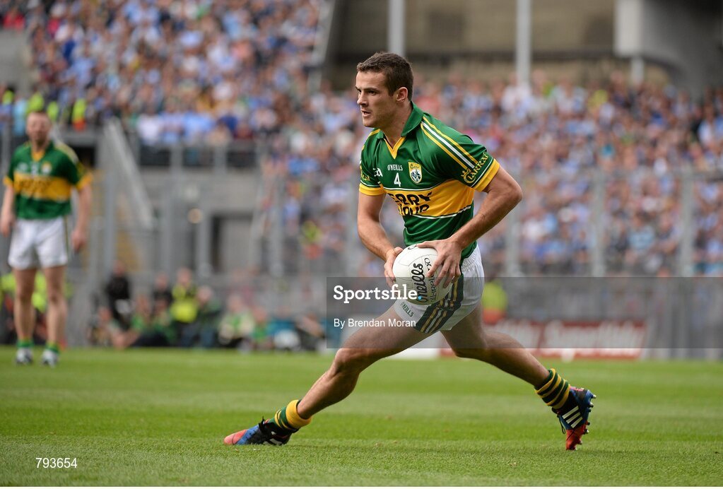 1 September 2013; Shane Enright, Kerry. GAA Football All-Ireland Senior Championship, Semi-Final, Dublin v Kerry, Croke Park, Dublin. Picture credit: Brendan Moran / SPORTSFILE