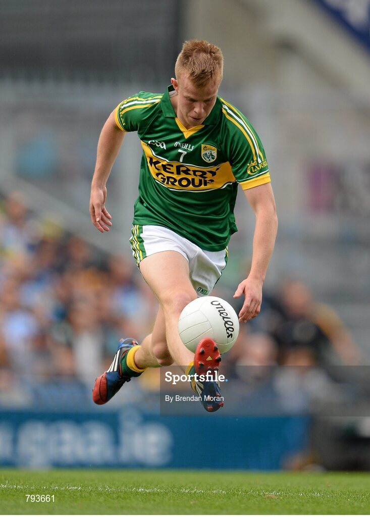 1 September 2013; Fionn Fitzgerald, Kerry. GAA Football All-Ireland Senior Championship, Semi-Final, Dublin v Kerry, Croke Park, Dublin. Picture credit: Brendan Moran / SPORTSFILE