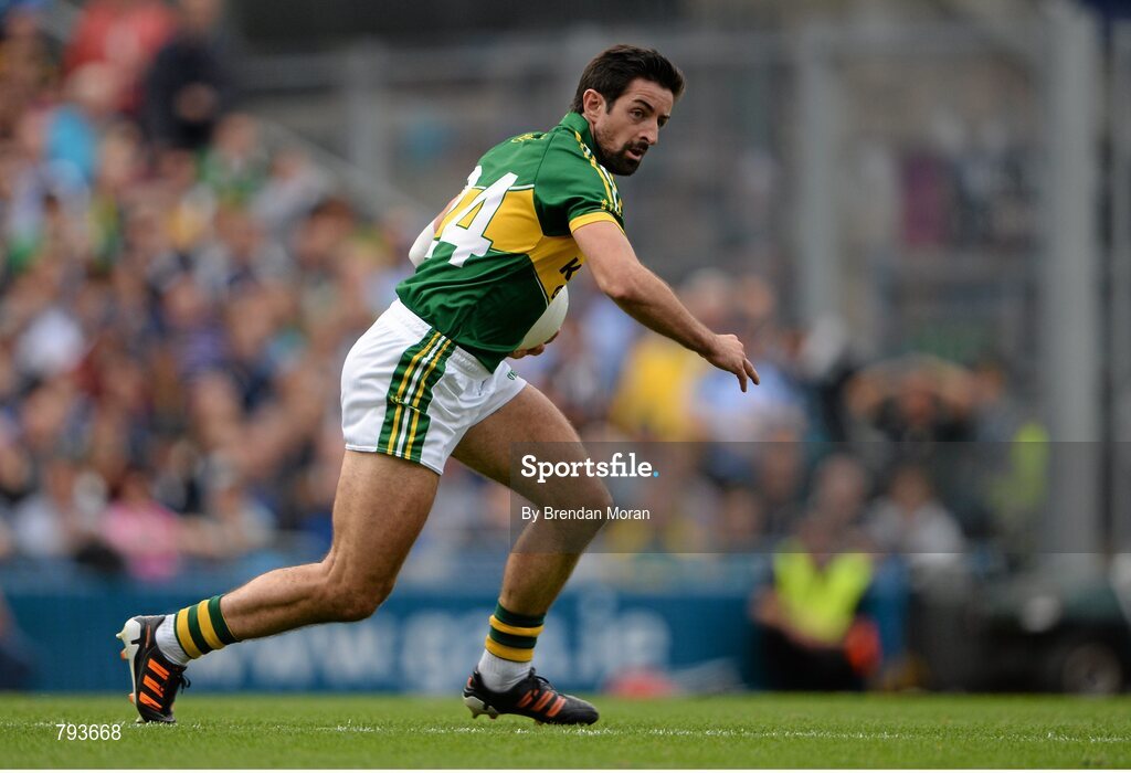 1 September 2013; Aidan O'Mahony, Kerry. GAA Football All-Ireland Senior Championship, Semi-Final, Dublin v Kerry, Croke Park, Dublin. Picture credit: Brendan Moran / SPORTSFILE