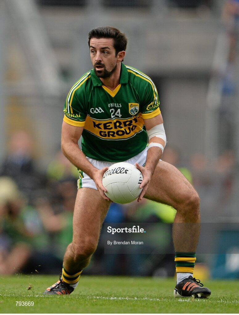 1 September 2013; Aidan O'Mahony, Kerry. GAA Football All-Ireland Senior Championship, Semi-Final, Dublin v Kerry, Croke Park, Dublin. Picture credit: Brendan Moran / SPORTSFILE