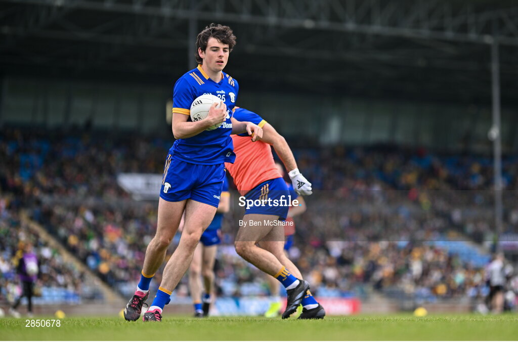 15 June 2024; James Curran of Clare before the GAA Football All-Ireland Senior Championship Round 3 match between Clare and Donegal at Hastings Insurance MacHale Park in Castlebar, Mayo. Photo by Ben McShane/Sportsfile