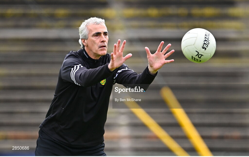 15 June 2024; Donegal manager Jim McGuinness before the GAA Football All-Ireland Senior Championship Round 3 match between Clare and Donegal at Hastings Insurance MacHale Park in Castlebar, Mayo. Photo by Ben McShane/Sportsfile