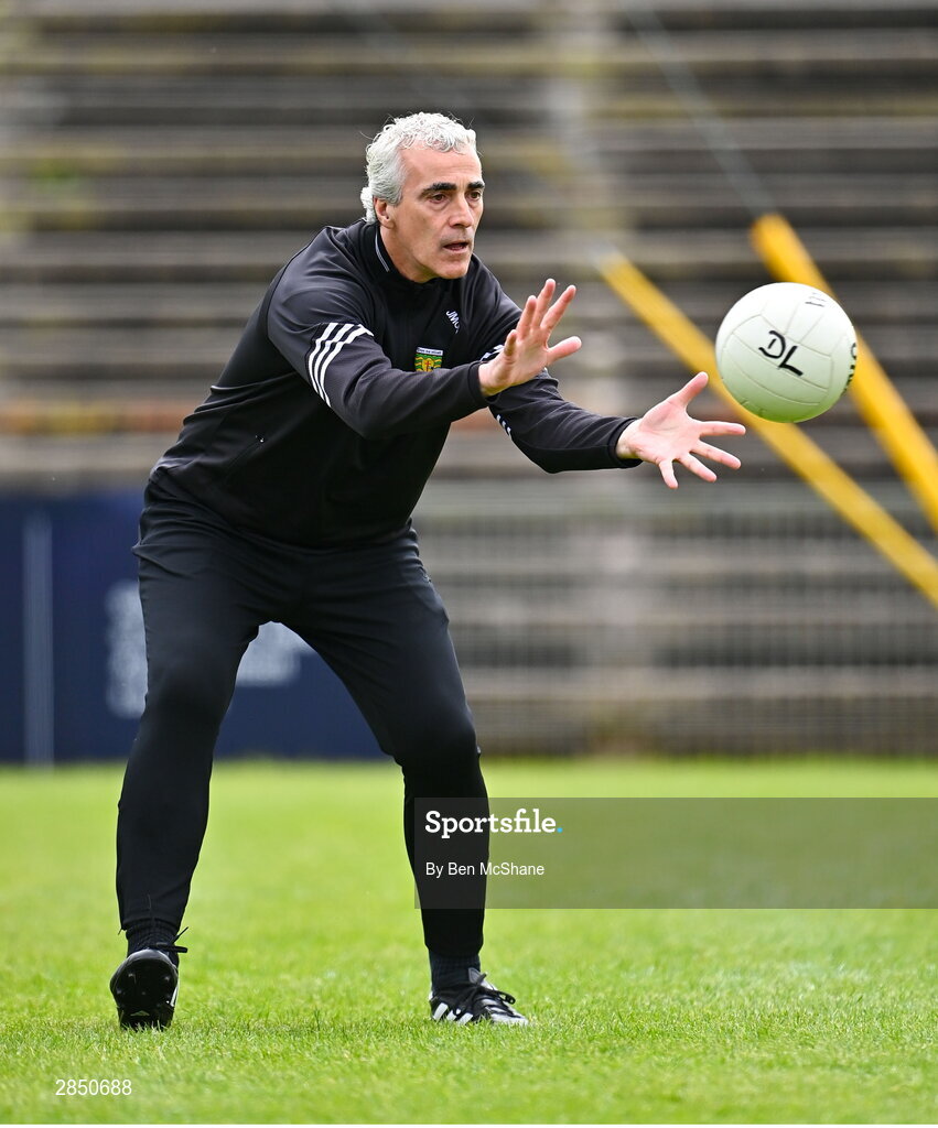 15 June 2024; Donegal manager Jim McGuinness before the GAA Football All-Ireland Senior Championship Round 3 match between Clare and Donegal at Hastings Insurance MacHale Park in Castlebar, Mayo. Photo by Ben McShane/Sportsfile
